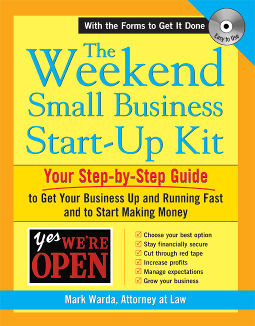 Title details for Weekend Small Business Start-Up Kit by Mark  Warda Attorney at Law - Available